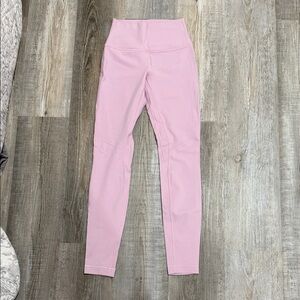 Lululemon Light Pink High-Waist Leggings (never worn)
